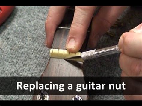 How to Replace a Guitar Nut .